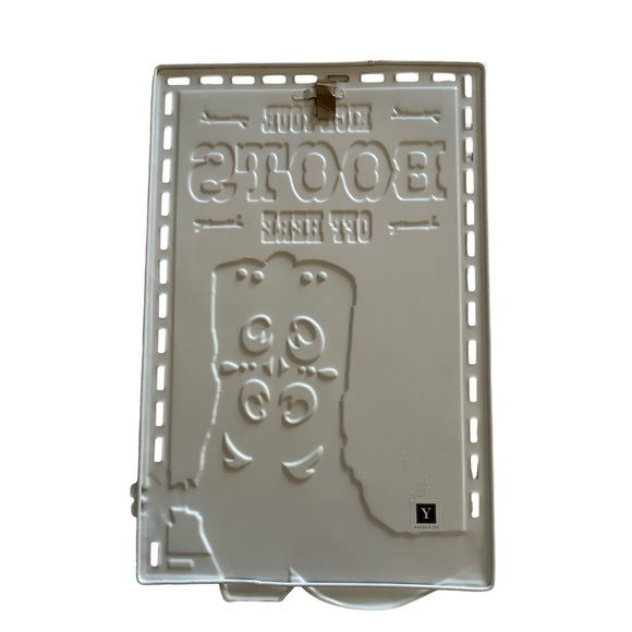 “Kick Your Boots Off Here” Metal Sign - Picture 2 of 4